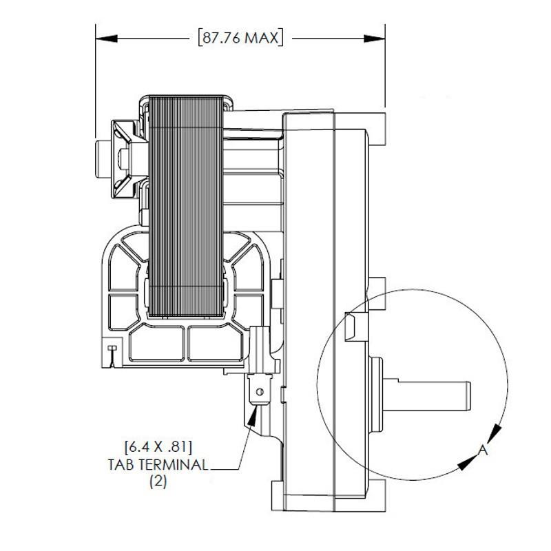 Motoriduttore spianatura singola 2 RPM albero 9,2mm Merkle Korff S10984