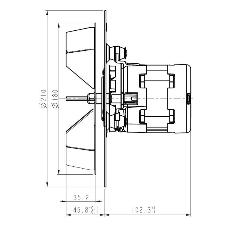 Estrattore aspiratore fumi  SIT GROUP LN2 NATALINI PL30CE0170 W931300172