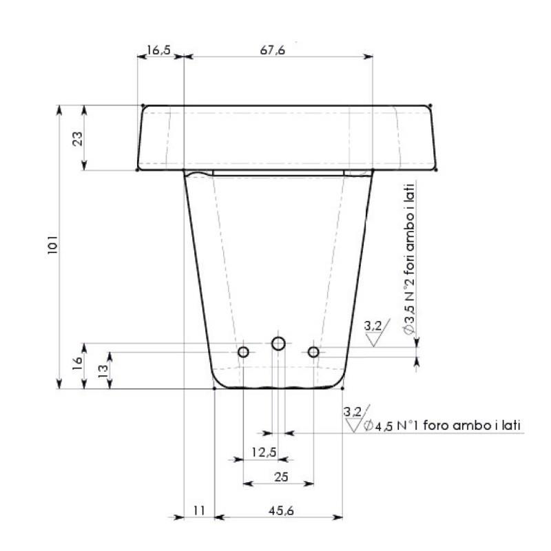 Assieme cestello braciere in ghisa Ravelli 14809006