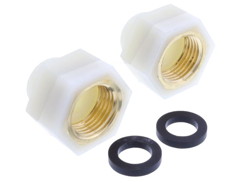 Confezione giunti dielettrici 1/2 Ariston (2 pz) 65116403