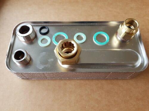 Scambiatore sanitario 14 piastre compatibile Immergas 3015436 ex.1013430-1015496