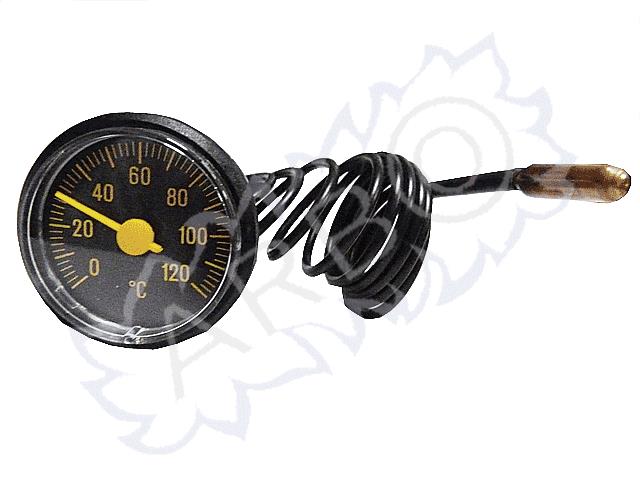 Termometro nero0-120°C Ø 37 6146000 ex 6146001 ricambio originale Sime