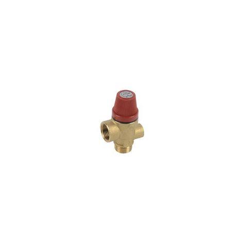 Valvola sicurezza 1/2" maschio 3 bar manometro 1/4 998447 originale Ariston