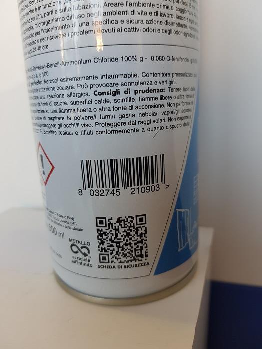 Spray Bactisine disinfettante antibatterico 500ml presidio medico chirurgico 