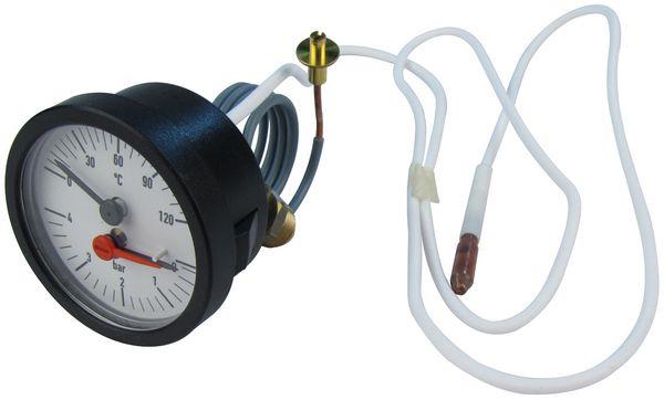 Kit termomanometro accensione Ø 56 0-4 bar BI1105500 ex KI1006530 Savio Biasi