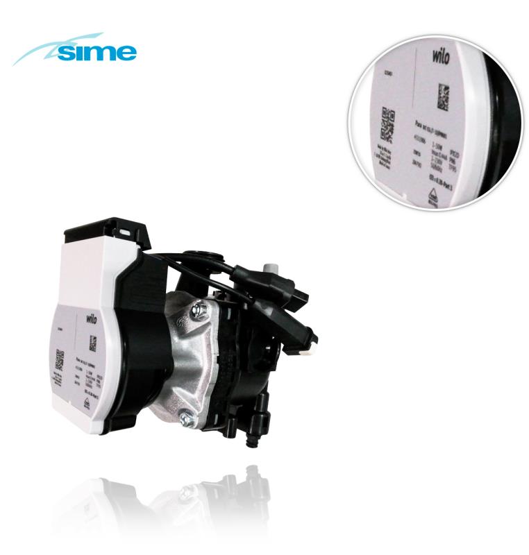 Kit pompa + coperchio + connettori 6281625 ex 6272323,6281624,6272360 Sime