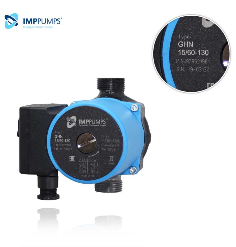 Circolatore Imp Pumps GHN 15-60 130 riscaldamento 1" interasse 130mm 979521961