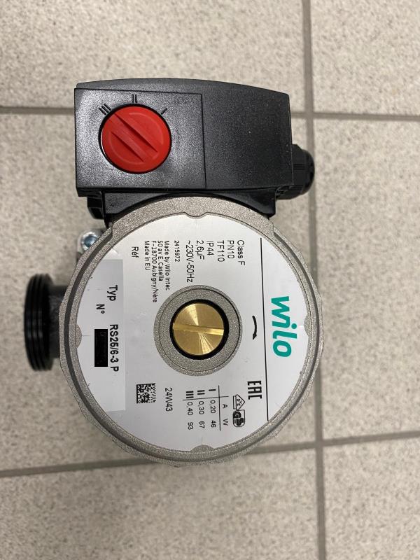 Circolatore Wilo RS25-6/3 int. 130mm 6 MT prevalenza 3 velocità attacco 1 1/2
