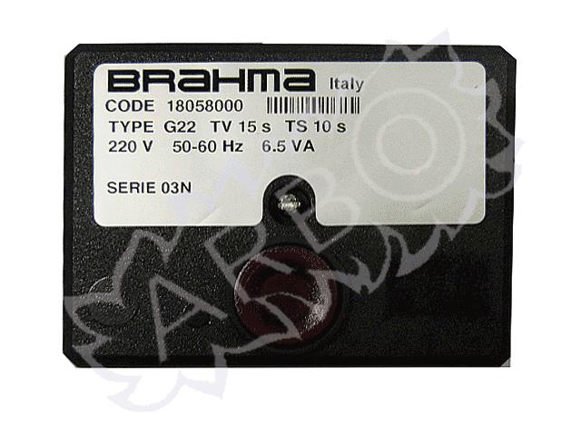 Quadro accensione Brahma G22 serie 03 G22SFS03 18058000