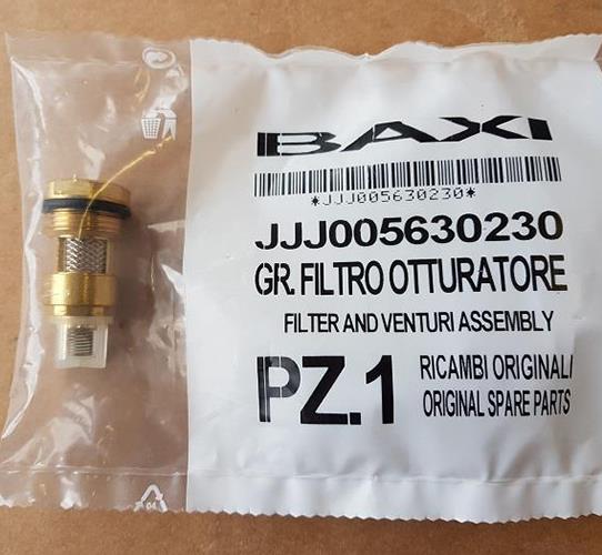 Gruppo filtro otturatore JJJ005630230-005630230-5630230 originale Baxi