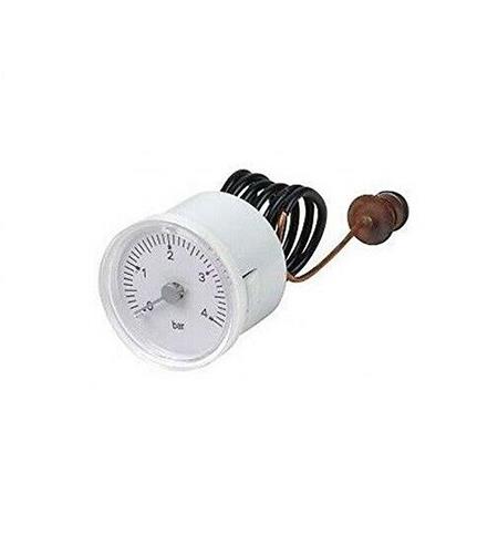 Idrometro D.40 0-4 bar attacco rapido bianco 4364942 SY2564 originale Riello