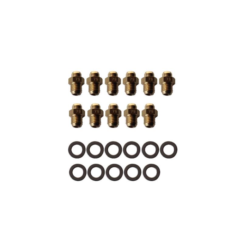 Kit 11 ugelli 0.79 gpl 39819600 34013300 ricambio originale Ferroli Lamborghini