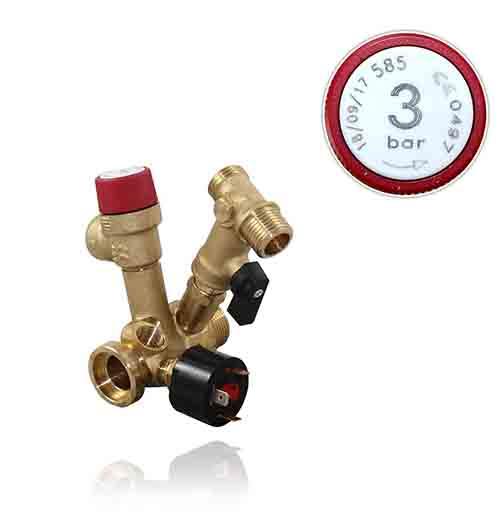 Kit gruppo acqua 39812130 38425880 ricambio originale Ferroli
