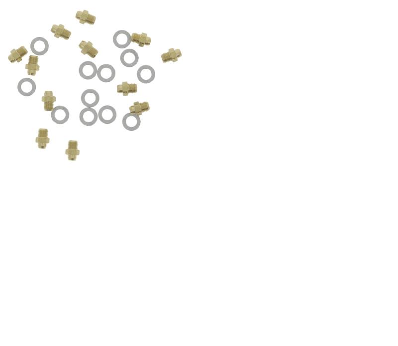 Kit n.12 ugello ES 7 F. 0,77 originale Ferroli 39804780