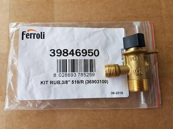 Kit rubinetto 3/8 519/R Bluehelix Tech 25 C 39846950 36903100 originale Ferroli