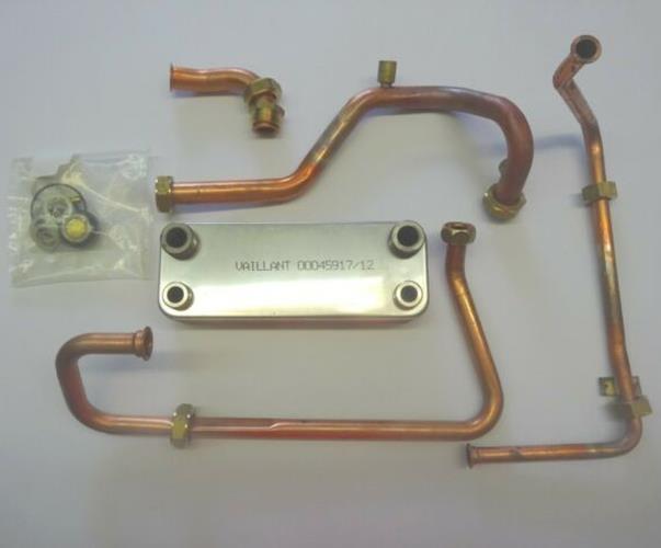 Kit scambiatore a piastre tubi rame 0020073793 ex 065034 Vaillant