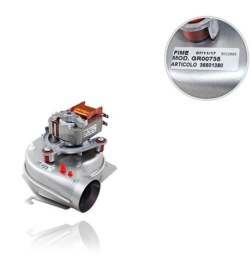 Kit ventilatore più piastra domina F30 39805890 ricambio originale Ferroli
