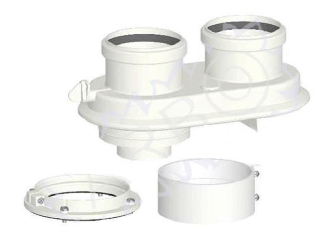 Kit sdoppiatore monoblocco condensazione Universale D.80