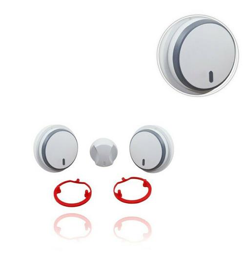 Manopole grigie 3pz 0020048969 Ecopro Plusnuovapro Plus originale Vaillant