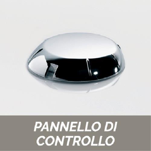 Vasca angolare con idromassaggio modello Cipro 140 x 140 bianco