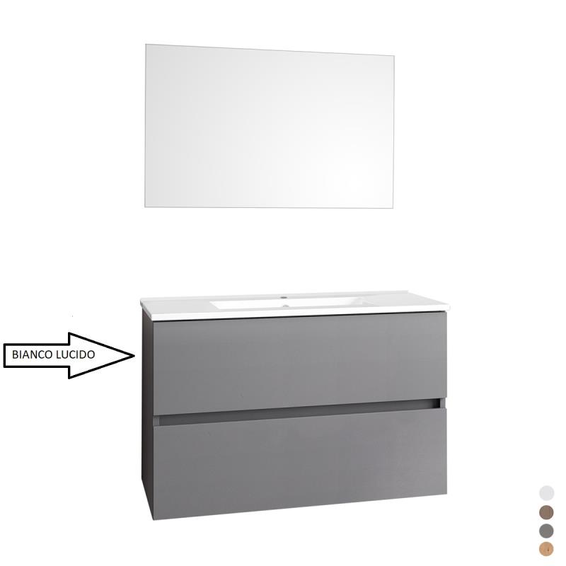 Mobile bagno sospeso Dearum Bianco Lucido 80x45x52