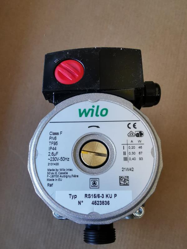 Pompa circolatore riscaldamento originale Wilo RS15/6-3 ATT. 1" Interasse 130mm