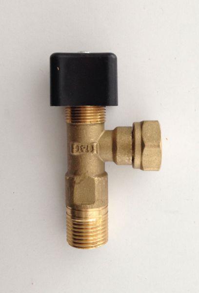 Rubinetto acqua sanitaria con girello 1/2 squadro R9195 originale Beretta