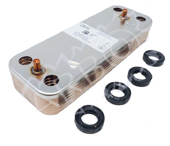Scambiatore 12 piastre 7222414 ricambio originale Baxi