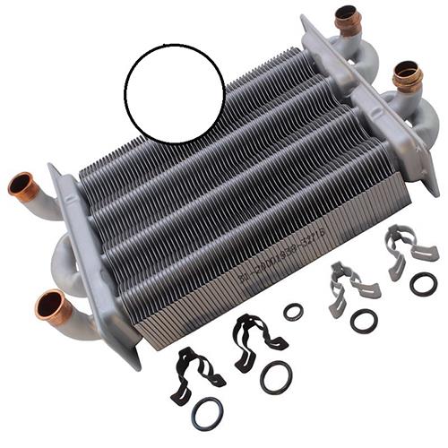 Scambiatore bitermico 4366878 ricambio originale Riello