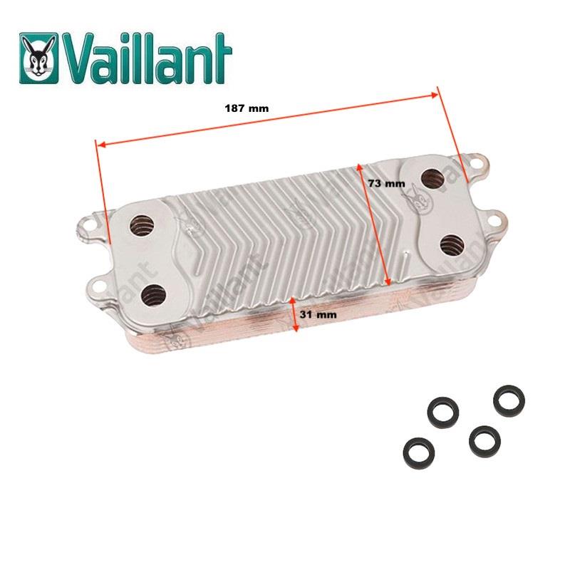 Scambiatore sanitario 14 piastre Vaillant 0020238986