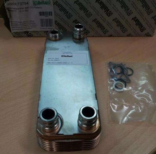 Scambiatore secondario 12 piastre 0020073794  ex 065088 originale Vaillant