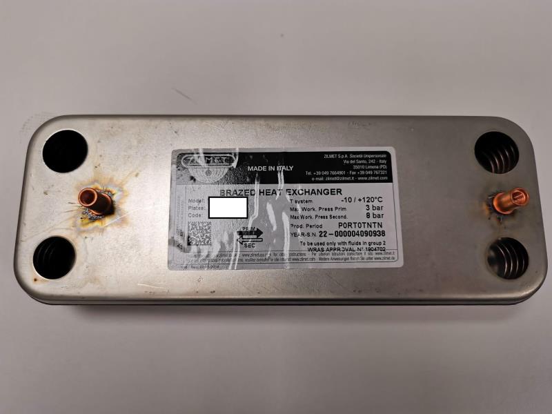 Scambiatore di calore a 12 piastre compatibile Wolf 298144799
