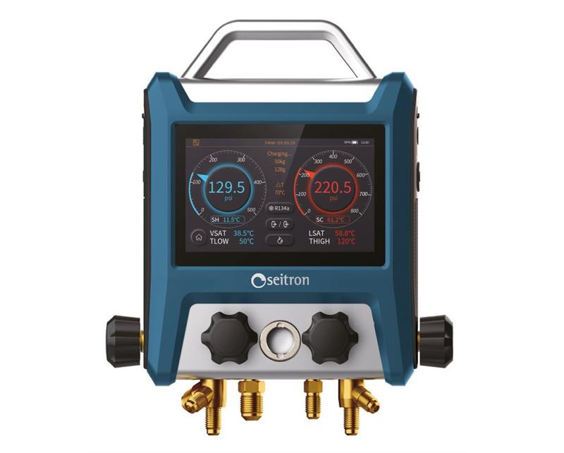 Seitron KIT gruppo manometrico digitale a 4 vie Be COOL M4 con sonde e tubi
