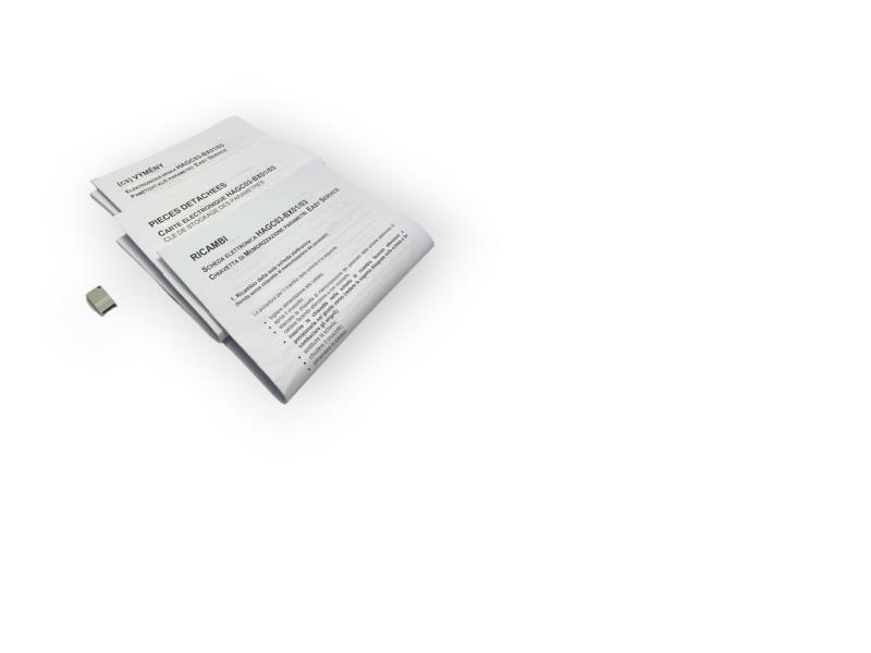 Gruppo chiave easy service con istruzioni caldaia Baxi 710731500