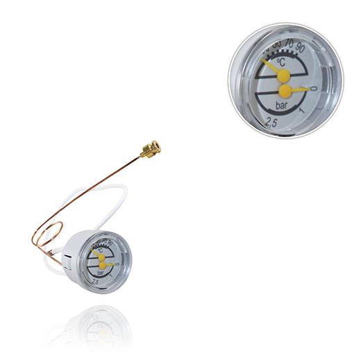 Termomanometro 0-2,5 bar 0-90°C 8716142395 ricambio originale Junkers