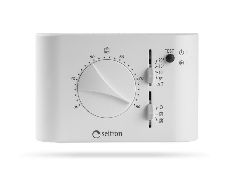 Centralina solare Seitron Elios Basic con 3 sonde ntc 10k incluse