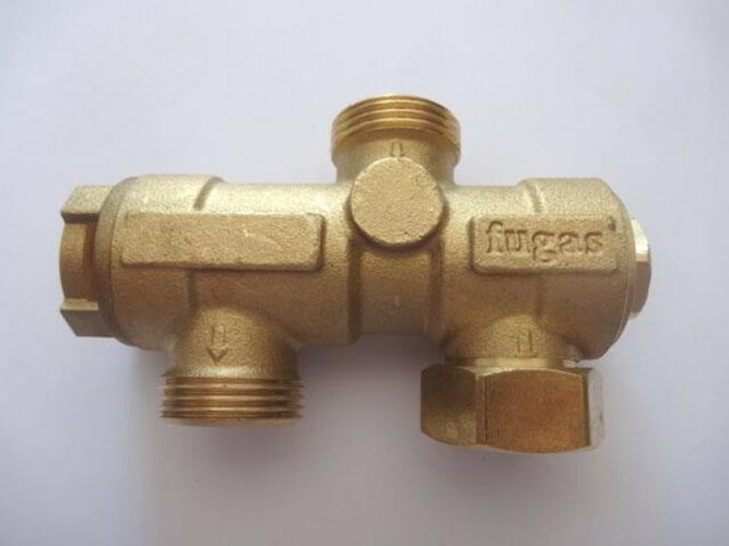 Valvola 3 vie fugas nuvola 2 JJJ005663040 ricambio originale Baxi