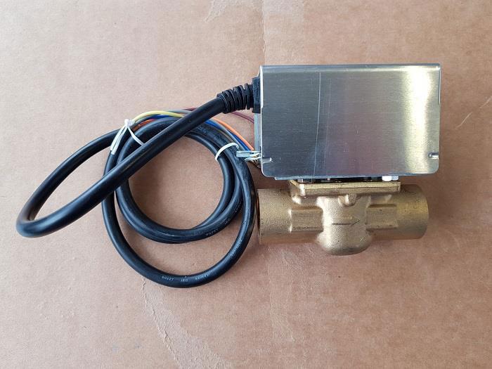 Valvola di zona motorizzata 2 vie da 3/4 F 220 volt con micro ausiliario R05294