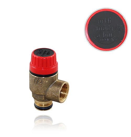Valvola sicurezza 1/2 3 bar con OR 6040201 ricambio originale Sime