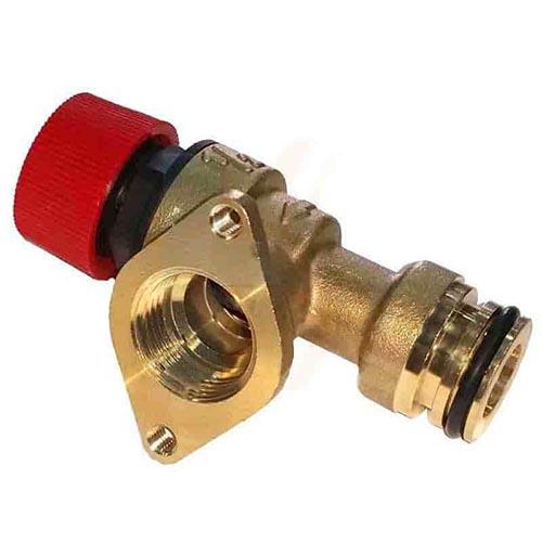 Valvola sicurezza 3 bar flangiata con o-ring 1028643 ricambio originale Immergas