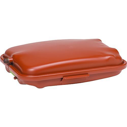 Vaso espansione rettangolare 13 lt attacco 1/2" 2 staffe laterali 8715407113