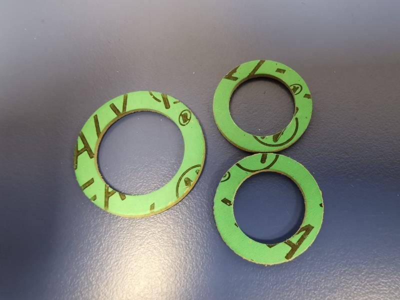 Kit guarnizioni in fibra per valvole 3 vie innesto