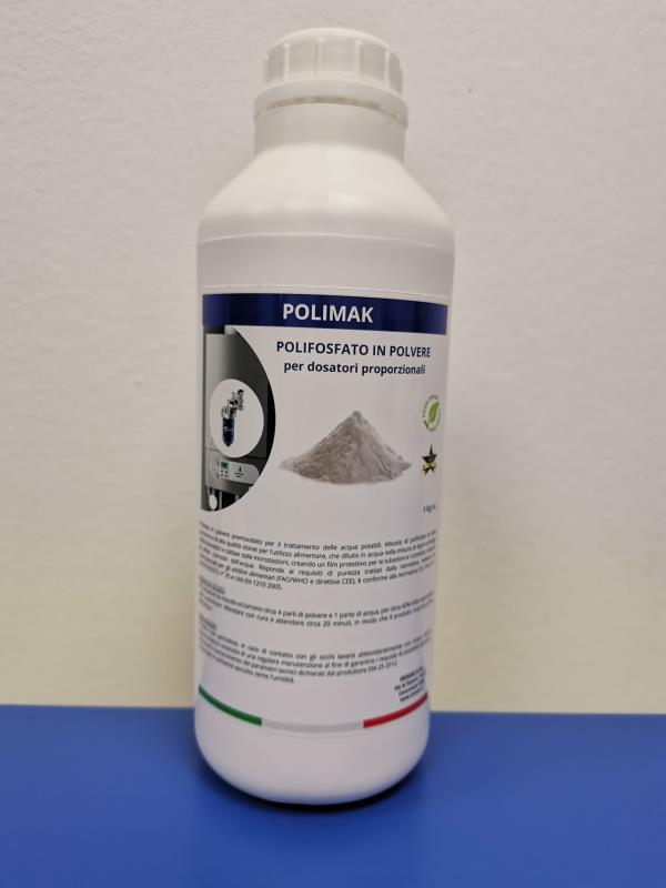 Polifosfato in polvere barattolo da 1Kg per dosatori proporzionali