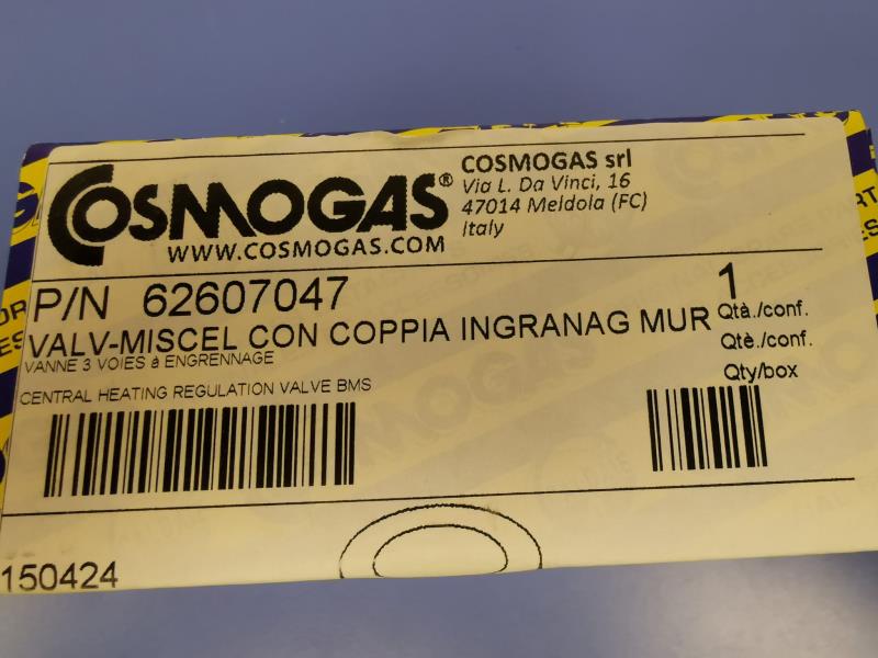  Originale Valvola Miscelatrice MUR Ricambio Originale Cosmogas Codice 62607047 
