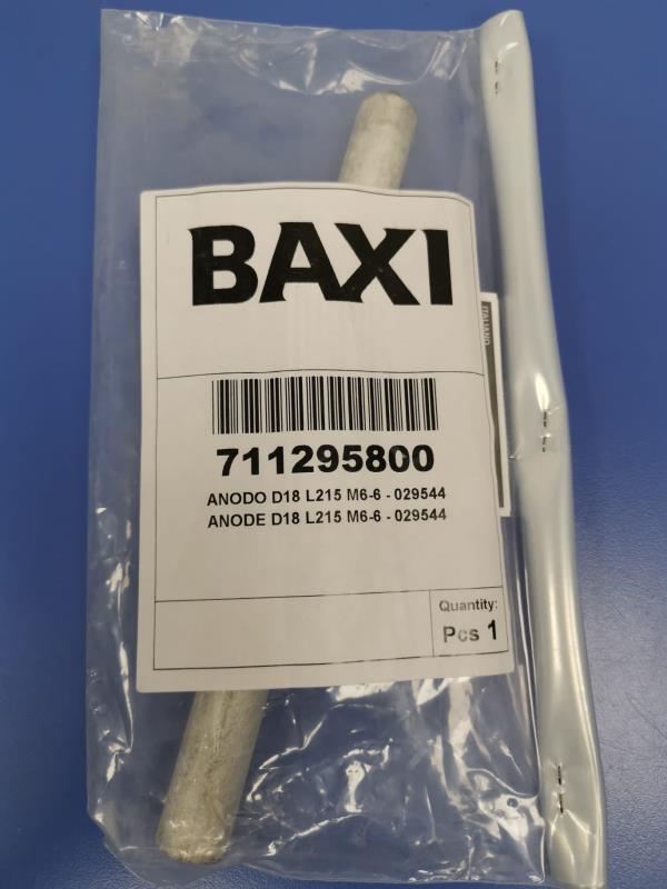 Anodo magnesio Baxi D.18 L.215mm M.6 711295800