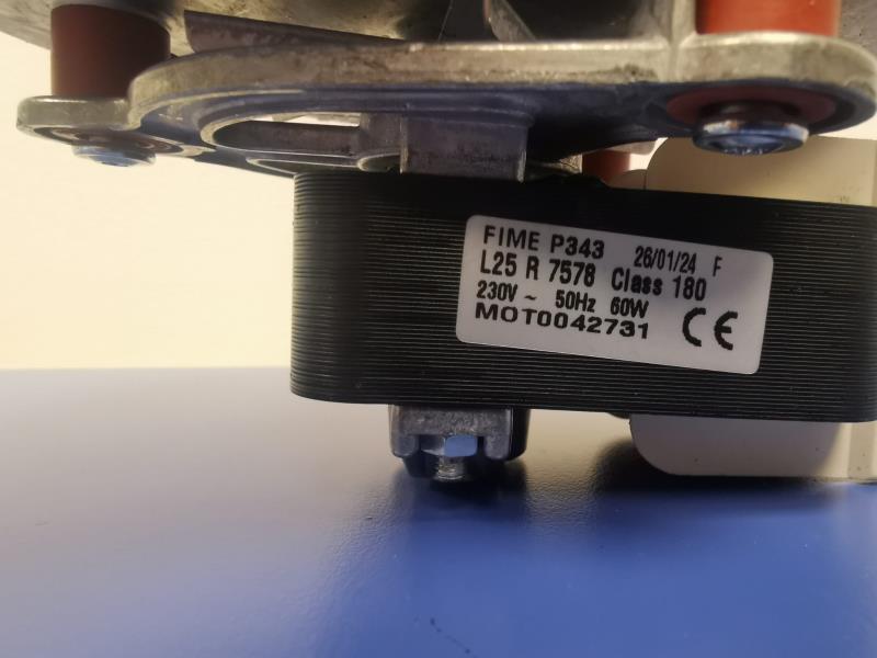 Estrattore ventilatore fumi sinistro RLG108/4200 60w compatibile Baxi 5653850