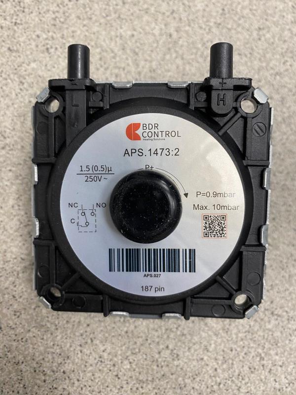 Pressostato universale aria fumi 0,9-10mbar compatibile C6065A1028 Honeywell