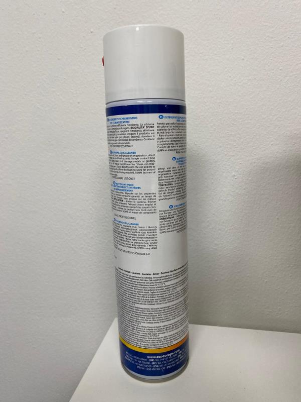 Detergente schiumogeno 800ml netto 600ml per climatizzatori AC FOAM PLUS COIL CL