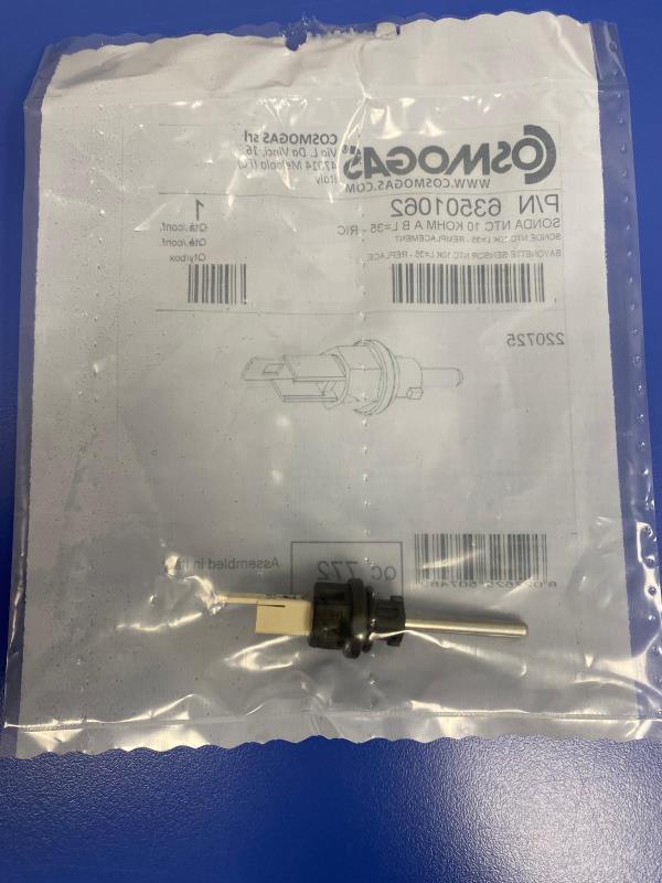 Sonda NTC 10kohm originale Cosmogas 63501062 ex 62111015
