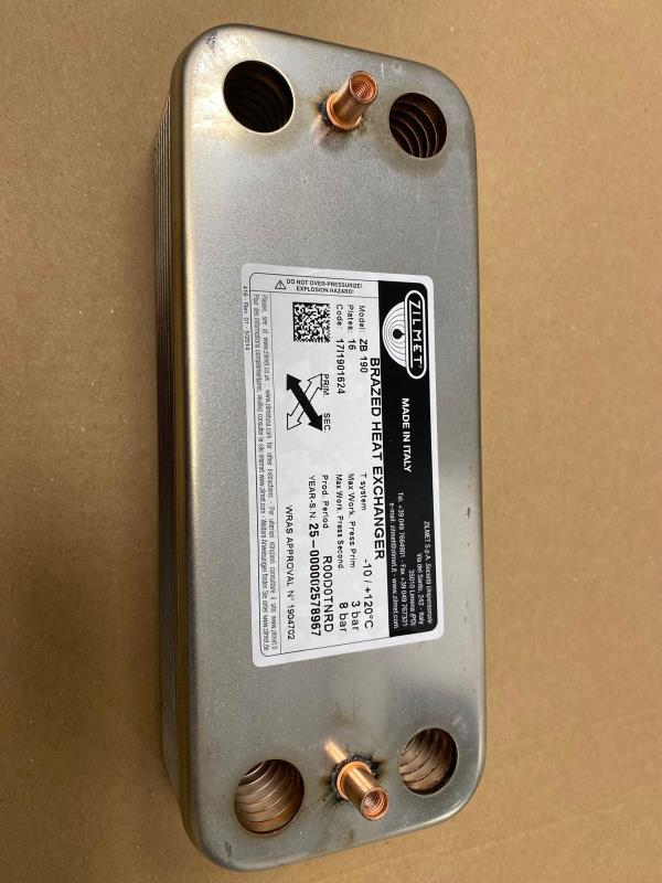 Scambiatore 16 piastre flusso incrociato per caldaia Arca SCATL16P